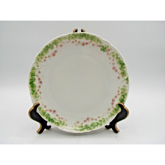 Vintage Clover Pink Floral Pattern Plate 7" Replacement Wedding Salad Porcelain - Picture 1 of 12